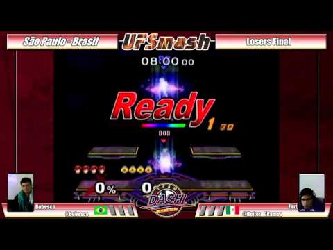 UFSmash   Melee Singles Bobesco Brasil vs Far! México  Losers Finals
