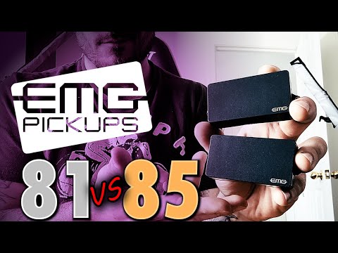 EMG 81 vs EMG 85 : Zakk Wylde set bridge comparison (EN/FR)
