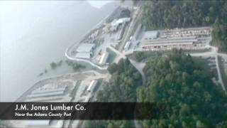 Natchez-Vidalia flooding from the air