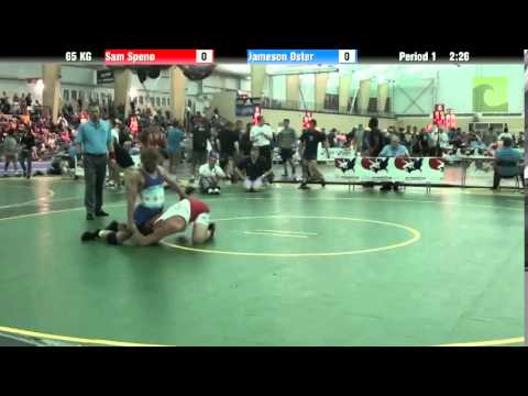 65 KG Sam Speno vs  Jameson Oster