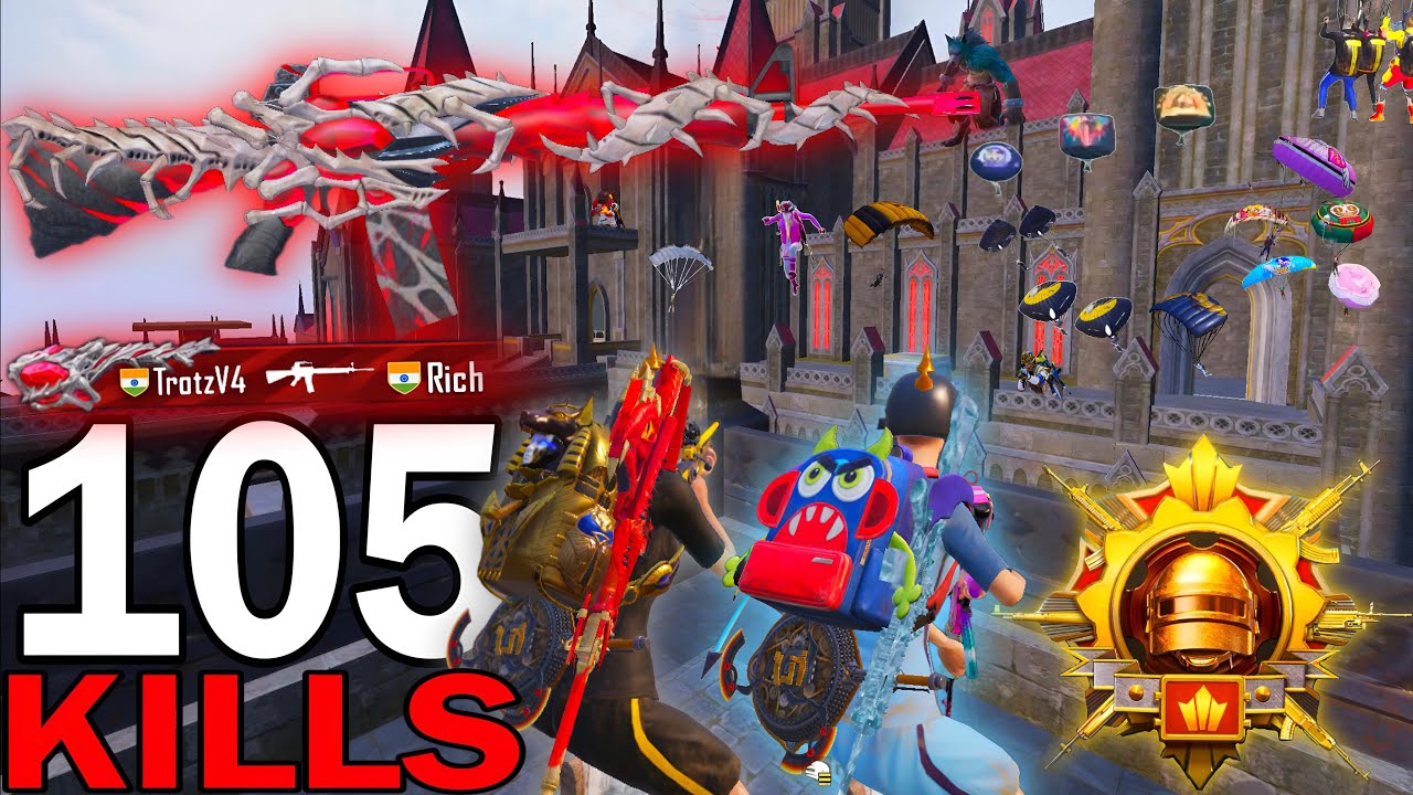 105 KILLS!!😱 IN 3 MATCHES NEW WORLD RECORD in NEW SEASON😍SAMSUNG,A7,A8,J5,J6,J7,J2,J3,XS,A3,A4,A5,A6