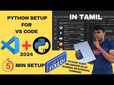 How To Setup Python For Vs Code In 2024 Run Python Code On Vs Code Vs Code Installation In Tamil