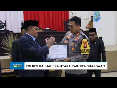 POLRES HALMAHERA UTARA MENERIMA PENGHARGAAN DARI DPRD HALUT