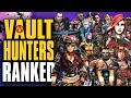 Ranking EVERY Playable Vault Hunter in Borderlands History