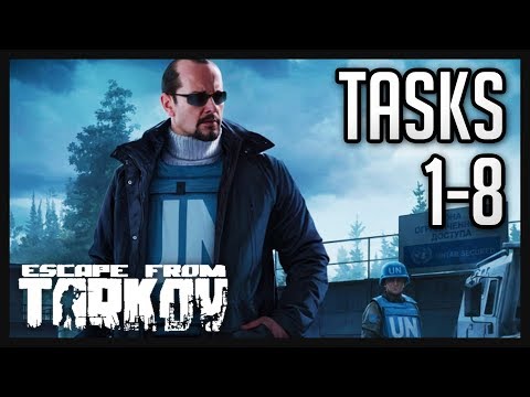 Peacekeeper Tasks (1-8) Guide  - Escape from Tarkov