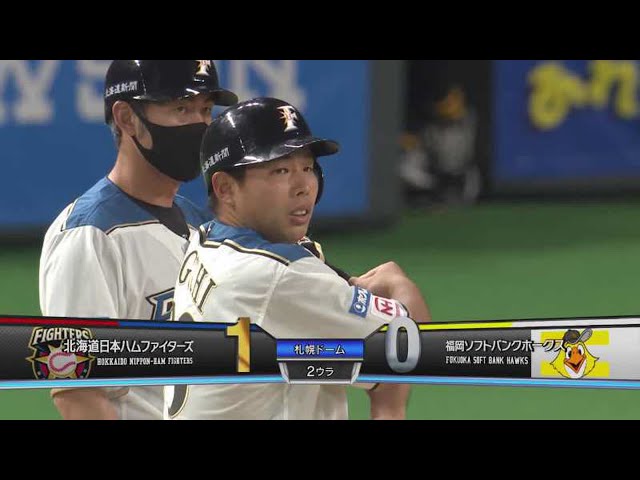 【2回裏】ファイターズ・樋口 ライトへの先制タイムリーヒット!!  2021/4/8 F-H