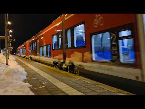 Pesa Link 3 Triebwagen Ausfahrt Bahnhof Illertissen