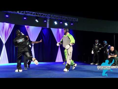 Wayne Easterling vs Unk - Round 3 - Team Sparring - Dixieland Nationals 2016
