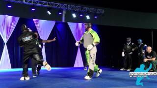 Wayne Easterling vs Unk - Round 3 - Team Sparring - Dixieland Nationals 2016