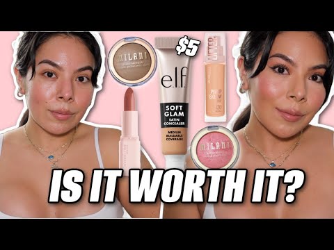 Ulta Full Face of NEW Affordable Makeup + Wear Test | Milani Baked, Maybelline & e.l.f