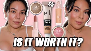 Ulta Full Face of NEW Affordable Makeup + Wear Test | Milani Baked, Maybelline & e.l.f