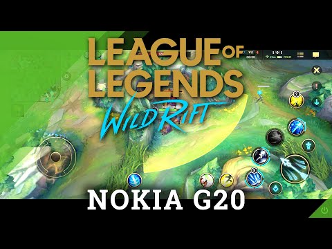 Nokia G20 League of Legends: Wild Rift (Screen Record) - Efficiency & Smoothness Test