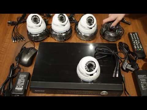 Kit Supraveghere Video AHD Eyecam 4 Camere + DVR Model EC-AHDKIT4003 - www.1cctv.ro