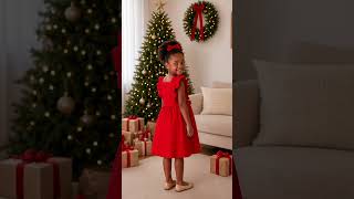 Vídeo de Vestido Infantil Vermelho Bordado com Laço