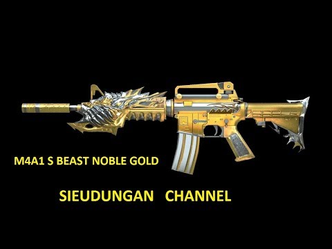CF Offline || M4a1 S Beast Noble Gold || ZOMBIE MODE V4 ✔