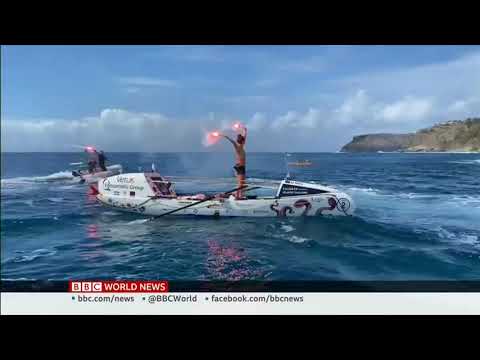 BBC World News - Youngest female to row solo across the Atlantic Ocean