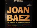 Scarlet Ribbons - Joan Baez In San Francisco Rare Unauthorized 33 RPM Demo Release 1964
