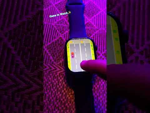 Car Rush Game in Smartwatch 🤯 Laxasfit Smartwatch 🤯💖 #shorts #smartwatch