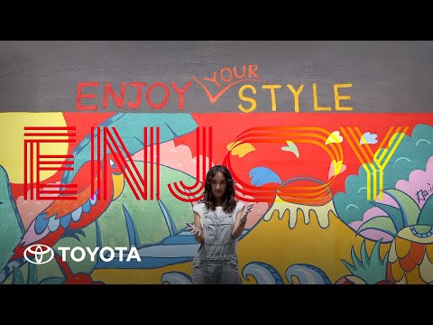 [TOYOTA] ENJOY YOUR STYLE Circle: Fill & Feel Wall Painting