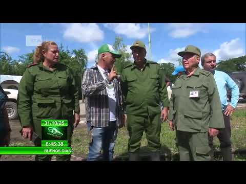 Evaluan en Las Tunas daños que provocó el huracán Melissa