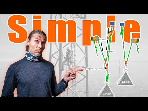 This is how simple pulley systems work - Rope Access Rigging