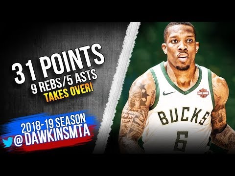 Eric Bledsoe Full Highlights 2019 03 01 Bucks vs Lakers   31 Pts 9 Rebs 5 Asts! FreeDawkins
