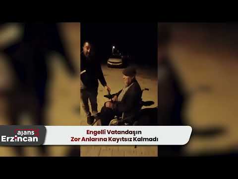 Engelli Vatandaşın Zor Anlarına Kayıtsız Kalmadı