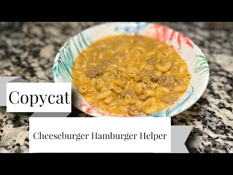 Cheeseburger Hamburger Helper (Gluten Free & Keto Options)
