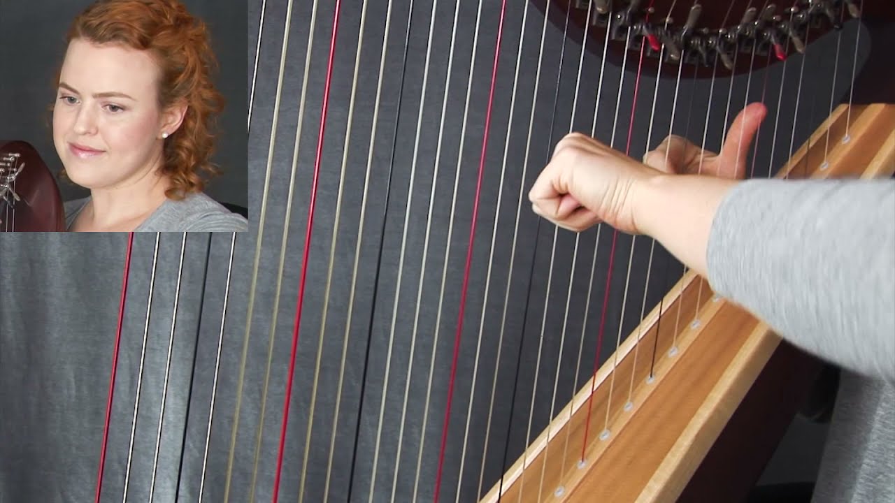 Sally Gardens (late beginner) for harp