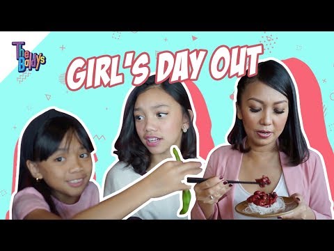 The Baldys - Challenge Kakak Naura Makan Gurita!!! | Girls Day Out