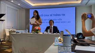Họp báo chia sẻ thông tin Hơp đồng bảo hiểm giữa DV Ngọc Lan và Công ty MVI Life ngày 20.04.2023