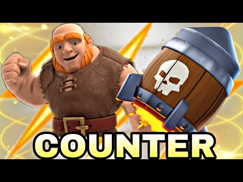 HOW TO COUNTER GIANT ROCKET CYCLE DECK IN CLASH ROYALE! UNBEATABLE CLASH ROYALE DECK