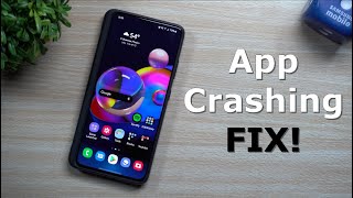 Apps Crashing! Here