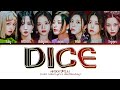 NMIXX Dice Lyrics Color Coded Lyrics