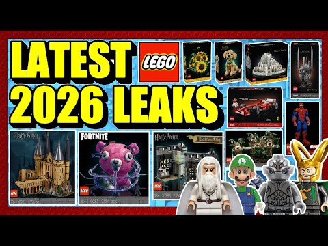 INSANE NEW LEGO LEAKS! Marvel, Harry Potter, Star Wars, Fortnite, LOTR, Mario & MORE!