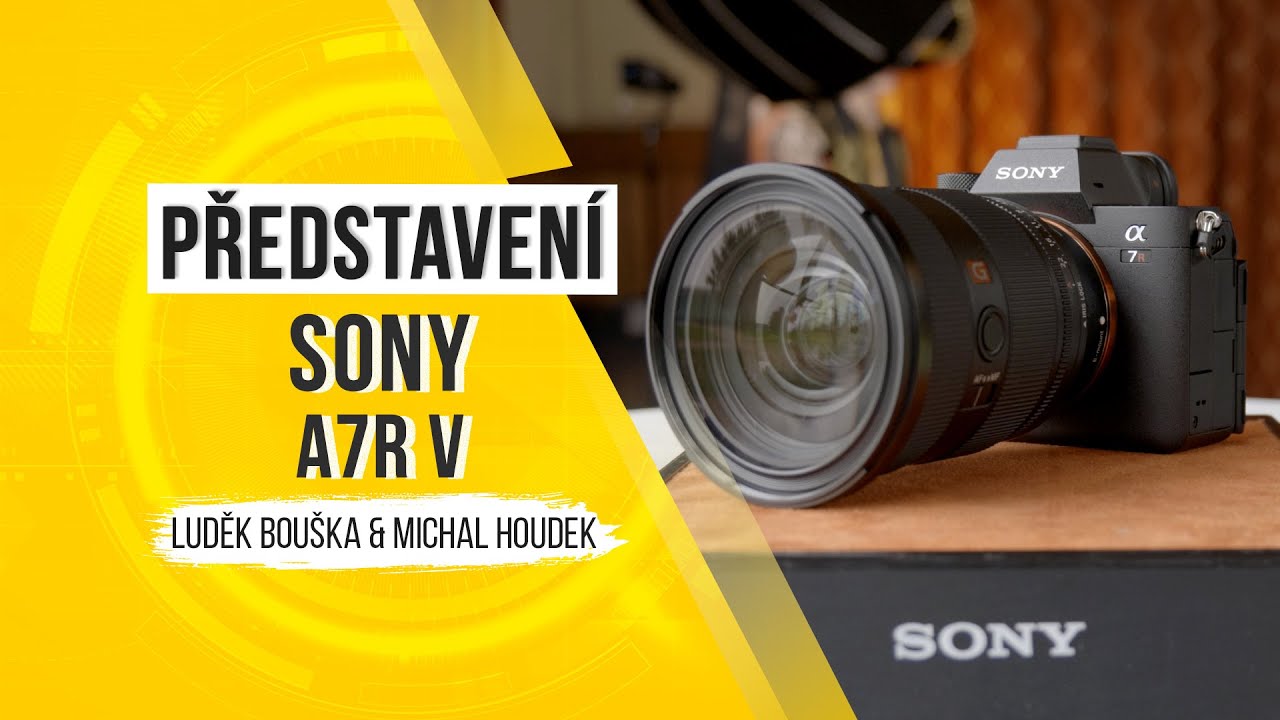 YouTube video - Sony A7R V - představení a první dojmy
