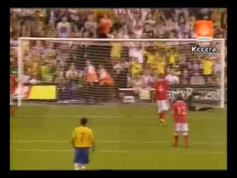 Brazil Vs Wales 2-0 Vagner Love Goal - Friendly Match 05/09/2006