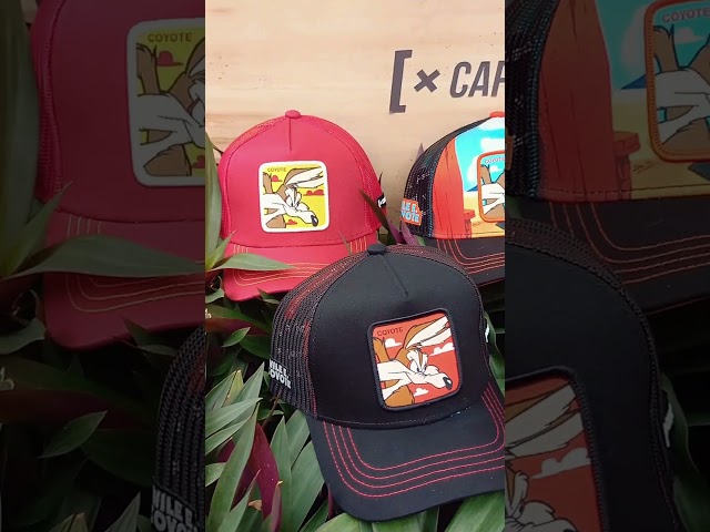 Vídeo relacionado con Capslab Wile E. Coyote Looney Tunes Trucker Cap - One-Size