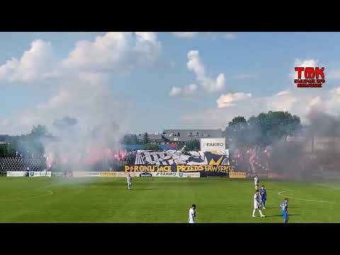 "PIRONUJĄCE PRZEDSTAWIENIE" - Oprawa Sandecji Nowy Sącz z Puszczą Niepołomice 06.06.2021