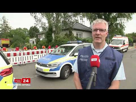 Nach Brand einer Garage in Borgsdorf Munitions ähnliche Gegenstände gefunden Evakuierung