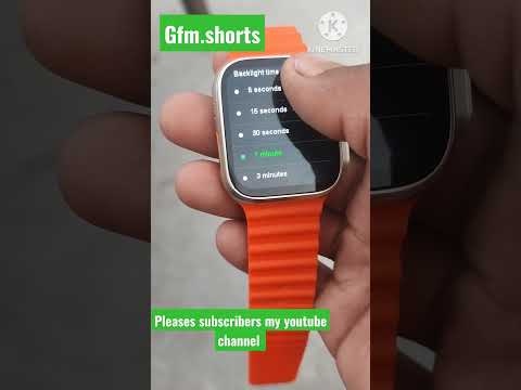 How to set backlight of smart watch.altra.##@#gfmshorts