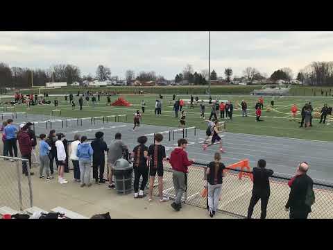 Boys 110m Hurdles at 2025 Tigers Early Bird Invitational at Massillon 3/29/25