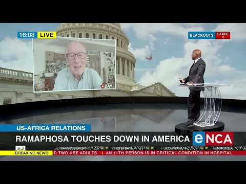 Ramaphosa touches down in America