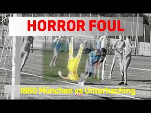 15Y GK Bobby - Horror Foul @ Derby 1860 München vs SpVgg Unterhaching