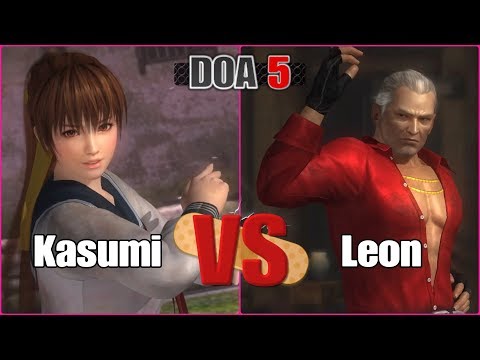 DEAD OR ALIVE 5 Last Round - Kasumi VS Leon