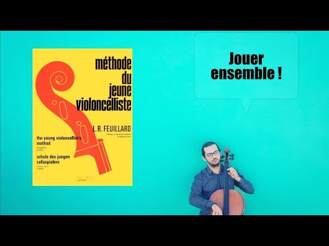 Leçon n °8  L.R. Feuillard - Méthode du Jeune Violoncelliste ! V.Complète / Karaoke