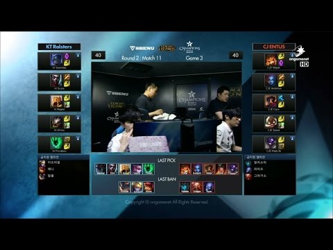 CJ vs KT Game 3 Highlights - CJ ENTUS vs KT ROLSTER - Week 8 LCK Champions Korea Summer 2015