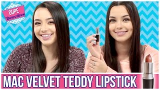 BEST MAC VELVET TEDDY LIPSTICK DUPE?! Dupe Detectives w/ the Merrell Twins