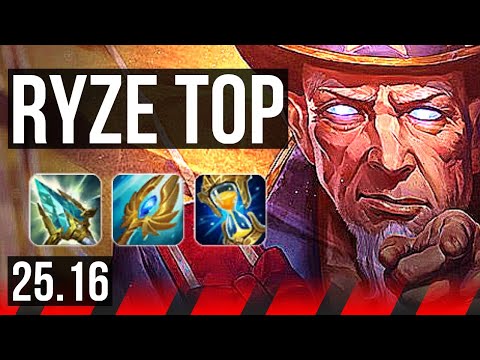 RYZE vs YASUO (TOP) | 6/2/6 | KR Master | 25.16