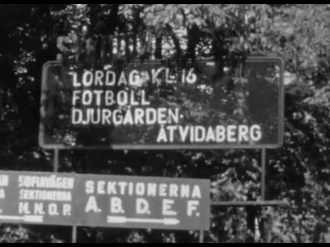 Djurgårdens IF - Åtvidabergs FF 2-0, 28 augusti 1948